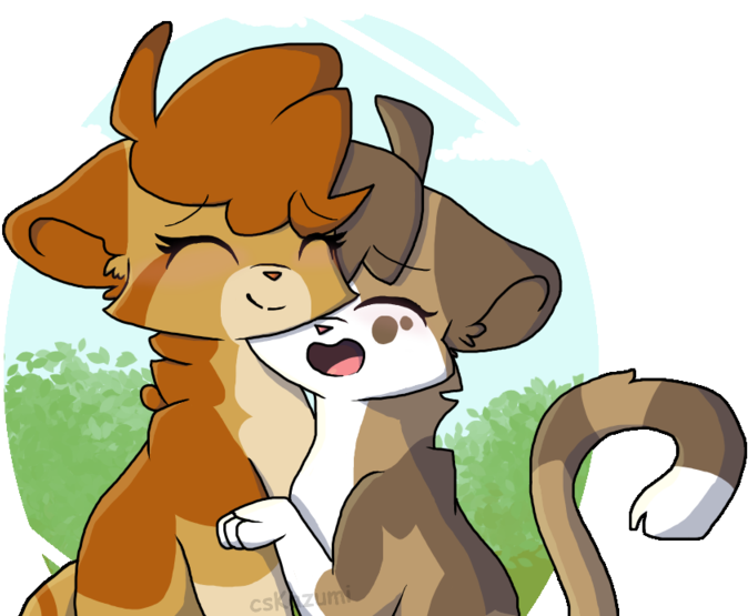 Mothwing X Leafpool Warriors Cats By Cskazumi - Warrior Cats Mothwing And Leafpool (1024x576)