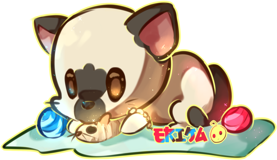 Kawaii Cat By Dessineka - Dessineka Kawaii Cat (970x824)