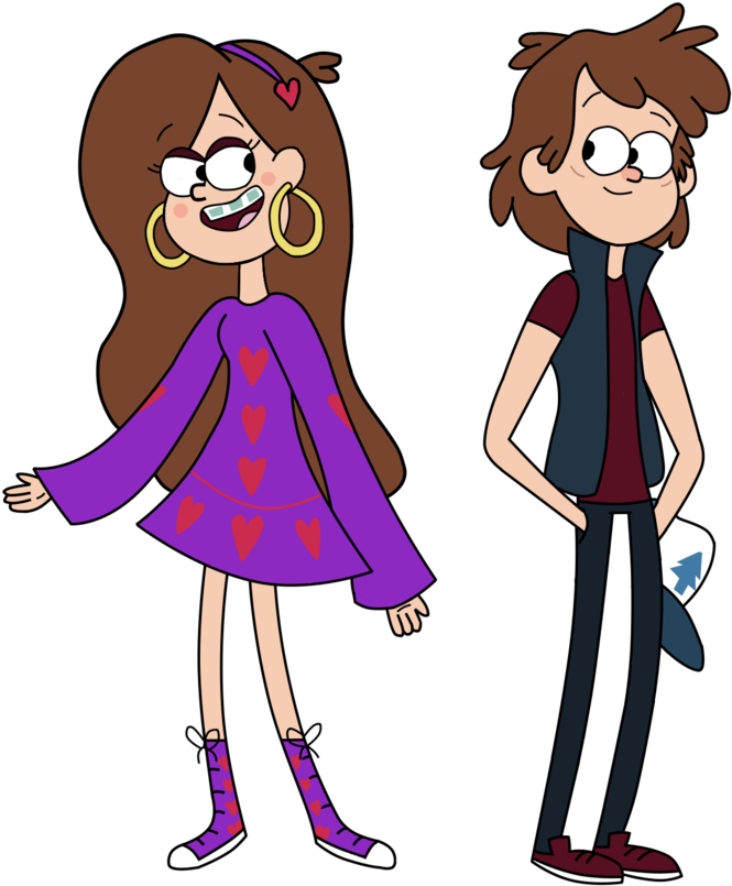 Me And Mabelwow Too Much Makeup Sis Lol - Gravity Falls Dipper Grown Up (828x965)