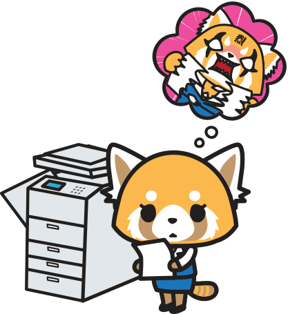 Super Cute Kawaii - Aggretsuko Sanrio (417x455)