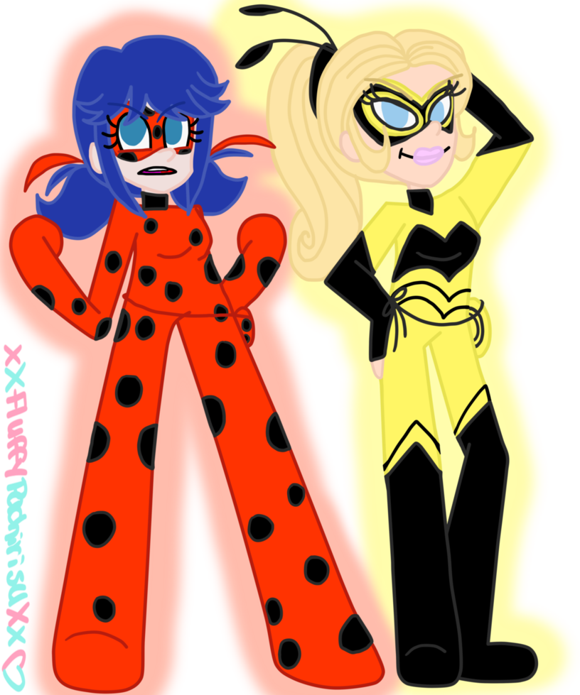 Ladybug And Queen Bee By Xxfluffypachirisuxx - Cartoon (816x979)
