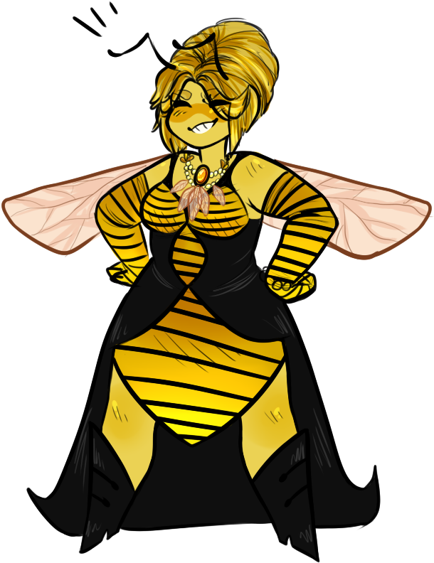 Queen Bee Oc By Scuffscotch - Bee Oc (650x932)