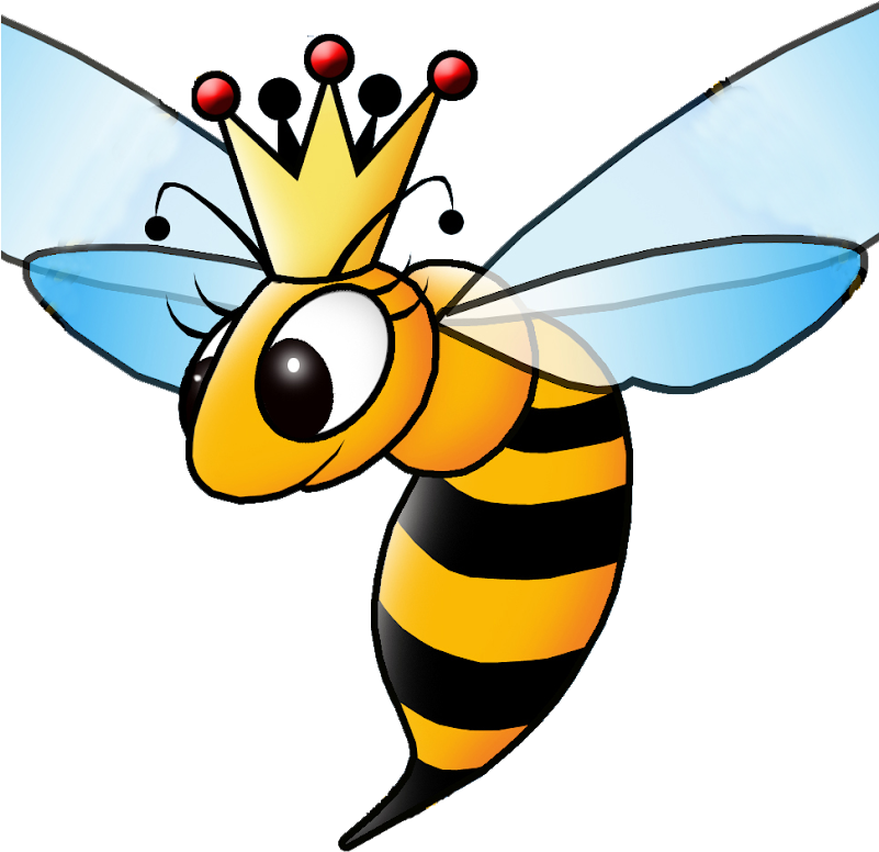 Marina Del Rey Western Honey Bee Queen Bee Notary & - Marina Del Rey Western Honey Bee Queen Bee Notary & (800x797)