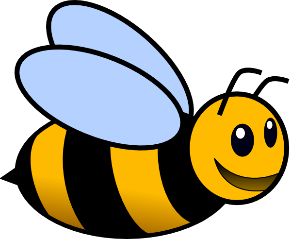 Bee Clipart - Buzz Of A Bee (600x492)