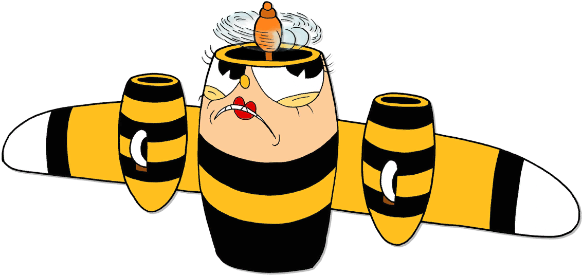 Bee Plane - Cuphead Rumor Honeybottoms Plane.
