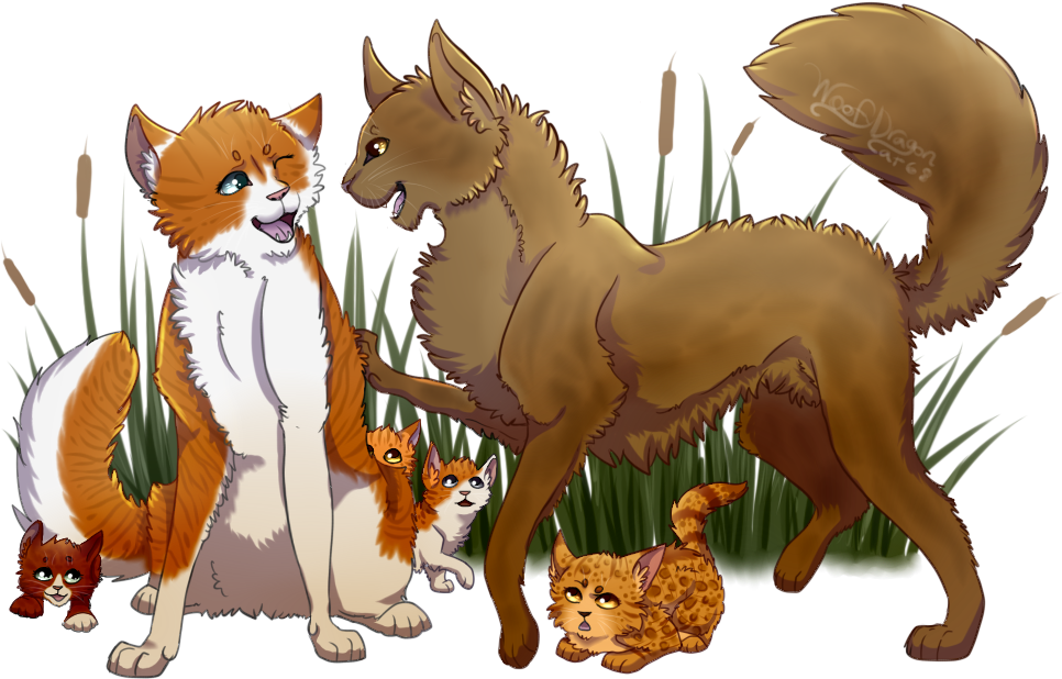 Mudfur X Brightsky By Woofydragoncat68 - Instagram (1024x768)