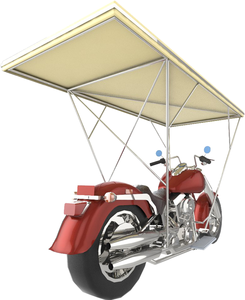With This Device, Motorcycles Are Shielded From The - Sidecar (1280x960)
