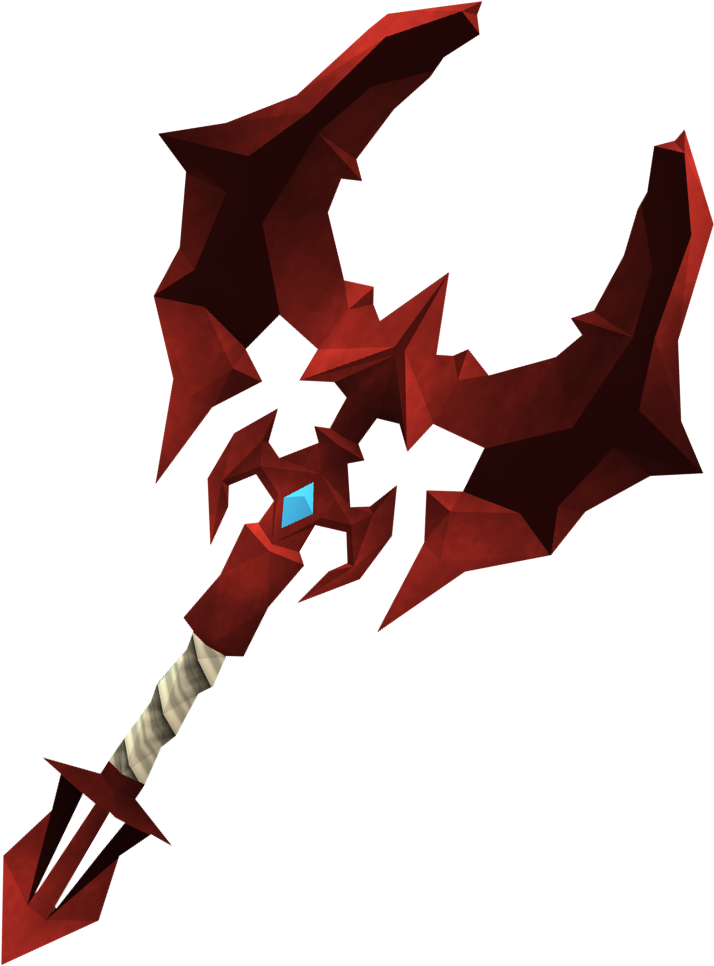 This Site Contains All Info About Invention Runescape - Battle Axe Red (714x966)