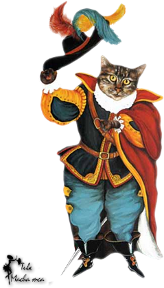 Le Chat Botté N'est Pas Une Invention De Charles Perrault - Gif Tube Chat Botté (321x420)