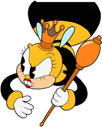 Spriteatlastexture Bee Queen Fmt12 160690034 16 - Cup Head Queen Bee (425x530)