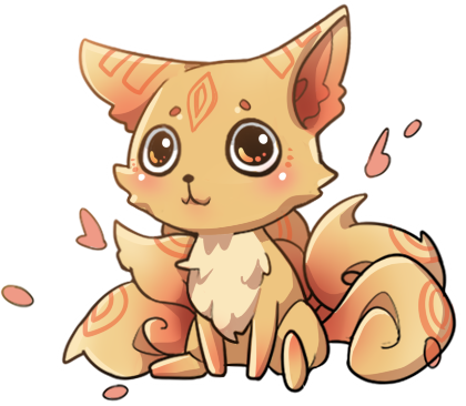 Feeding - Kitsune Png (420x366)