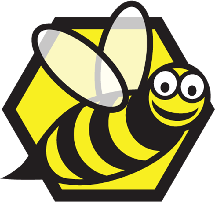 Beewithborder - Spelling Bee Icon Png (825x825)