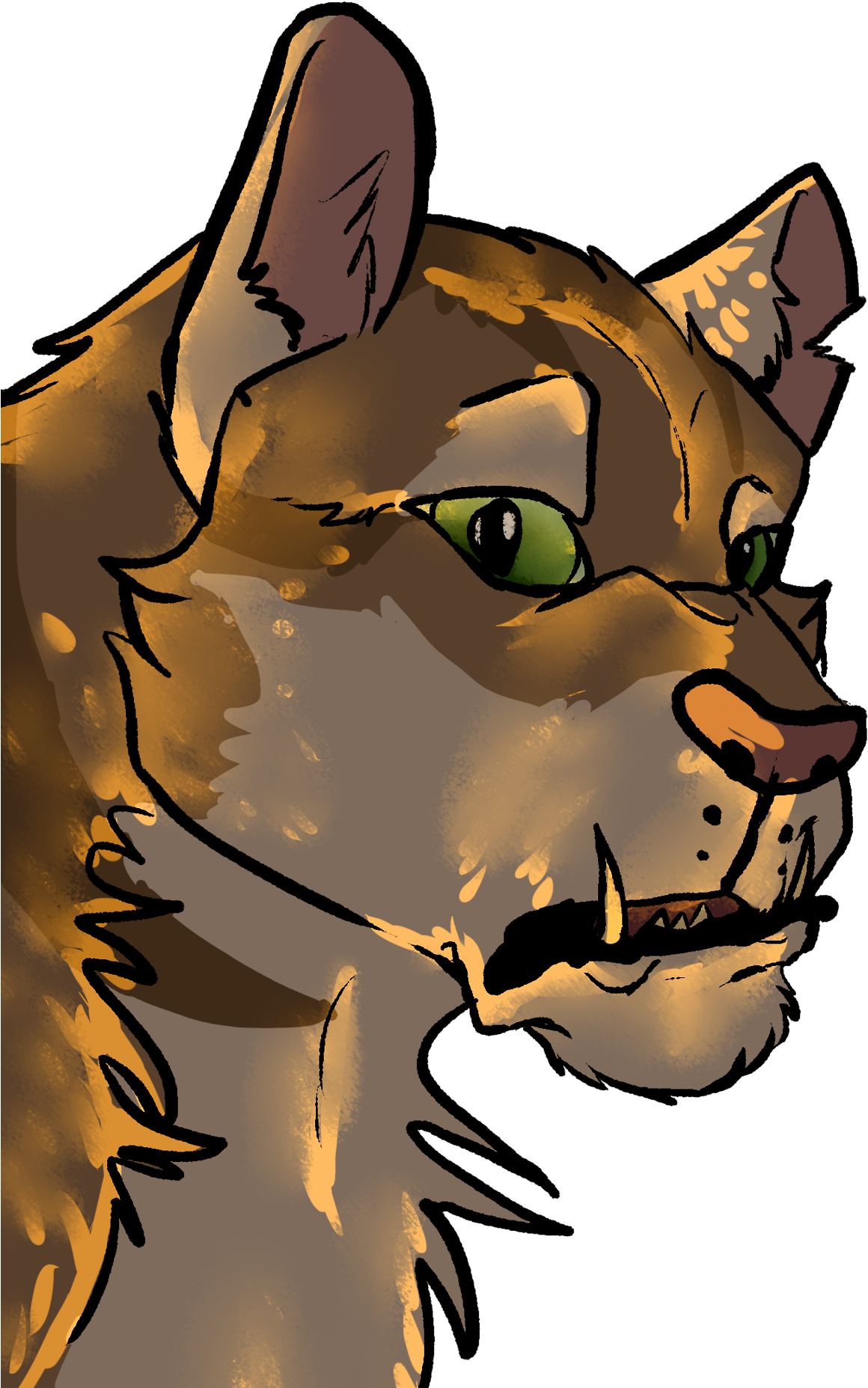 Warriors Warrior Cats Warrior Cats Fanart Warriors - Crookedstar (1280x1877)