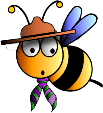 Plusieurs Images D'abeilles - Abeille Dessin Humoristique (349x376)