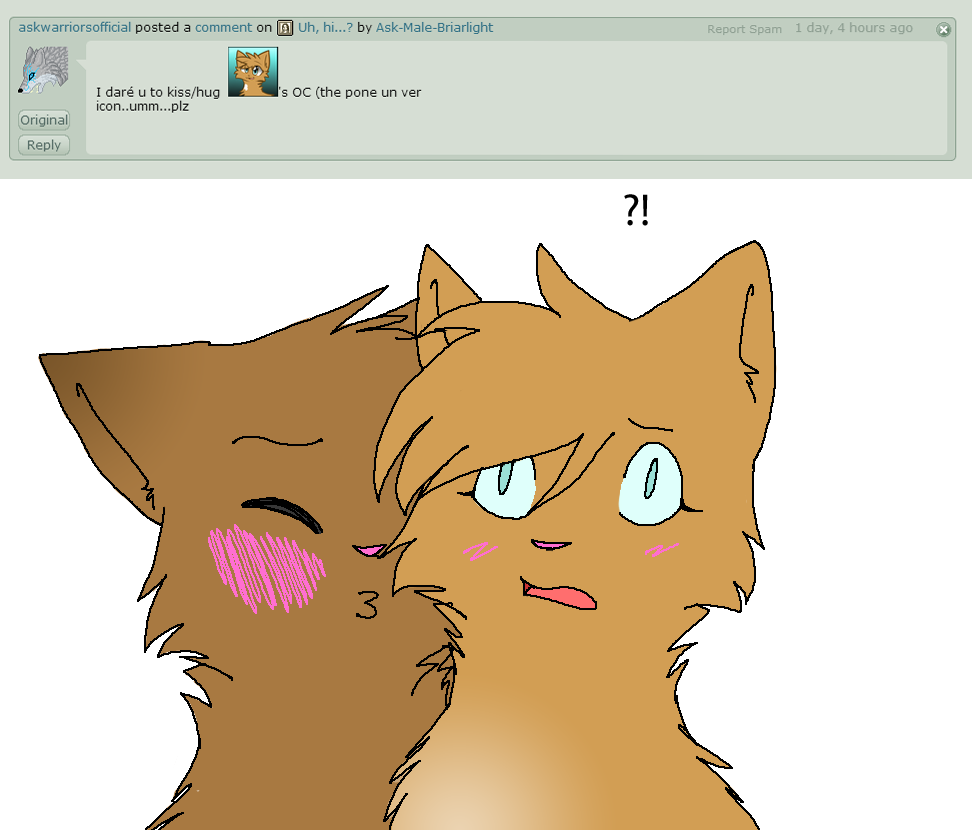 D1 By Ask Male Briarlight - Warrior Cats Ask Briarlight (972x830)