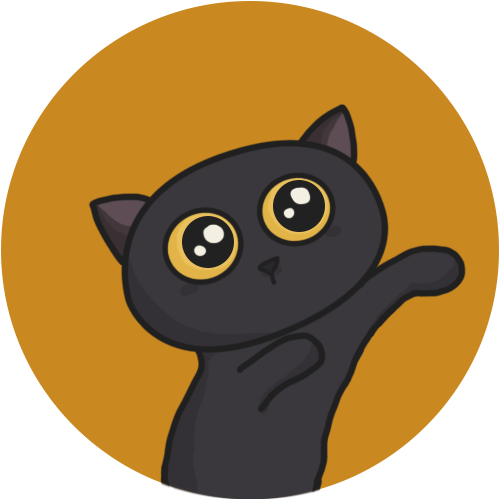 These Are Some Cats Avatar I Drew During My Free Time - Black Cat (500x500)