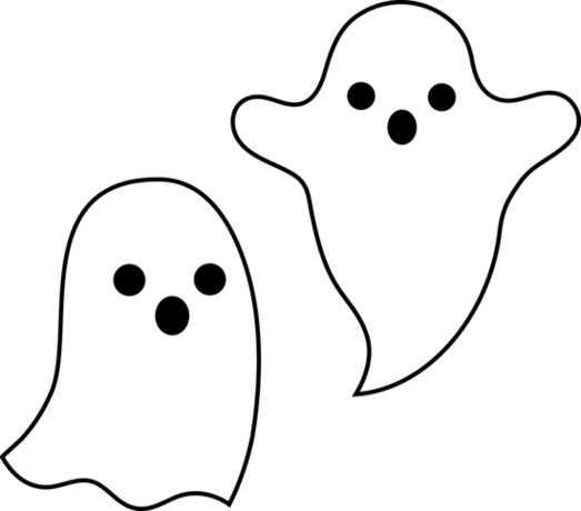 Free Haunted House Halloween Vector Clipart Illustration - Ghost Clipart (523x460)