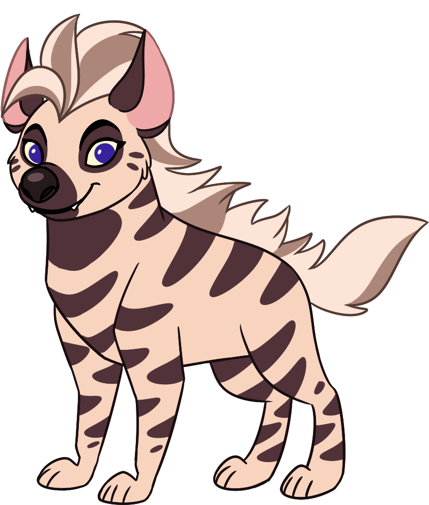 Lion King Hyena Clipart - Striped Hyena Lion King (990x1072)