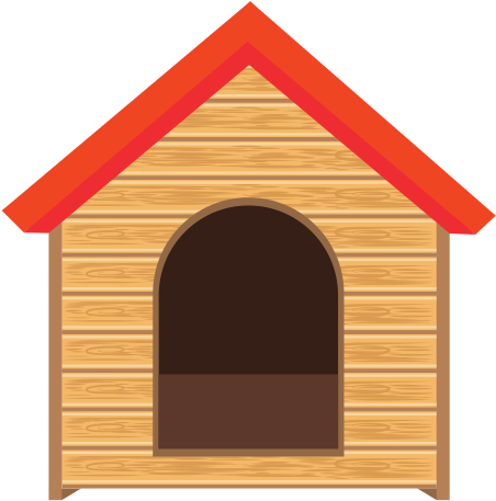 Wooden Doghouse - Dog House Clipart (550x550)