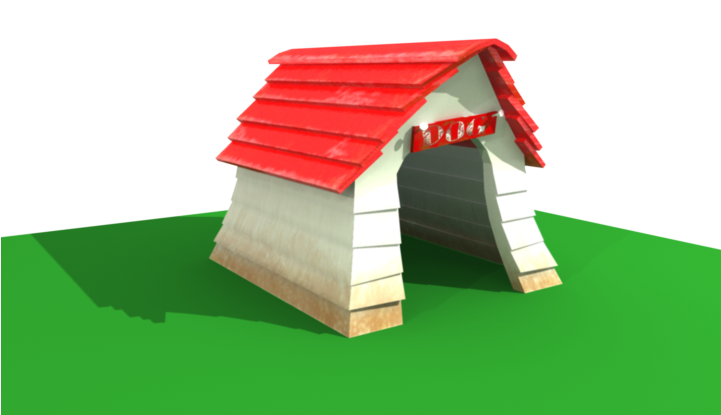 Cartoon Dog House - House (720x486)