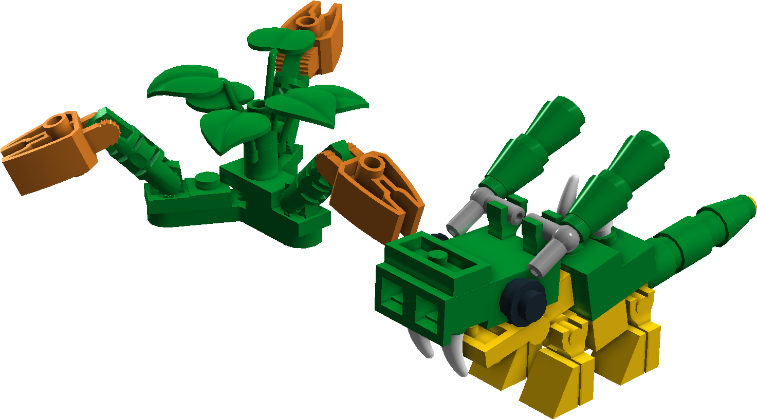 Green Dragon Pet - Lego (1911x915)