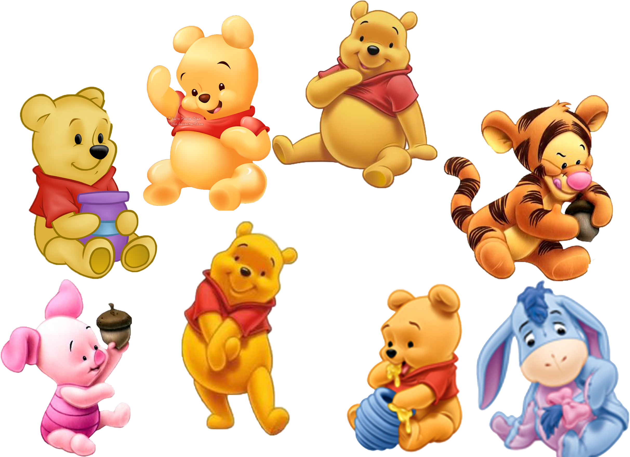 Juegos Winnie The Pooh - Winnie The Pooh And Friends Baby (2480x1795)
