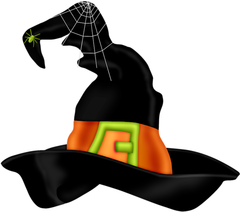 Andy Video Альбом «рисованные Скрап Наборы / Страшилки - Gorro De Bruja Png (500x448)