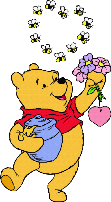 Para Ver Más Imágenes Y Bajar La Música, Aquí - Valentines Day Winnie The Pooh (381x692)