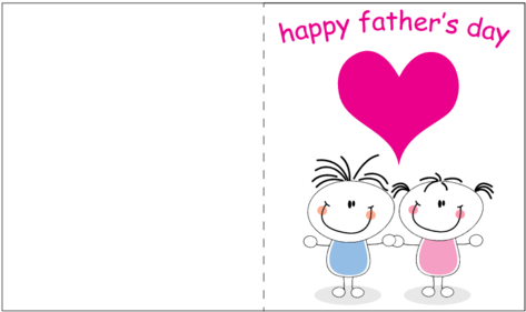 Get It Now - Father Day Card For Kids (500x386)