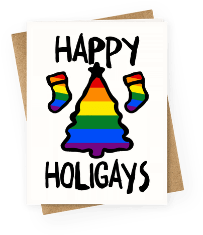 Show Off Your Love Of The Holidays With This Christmas - Happy Holigays (484x484)