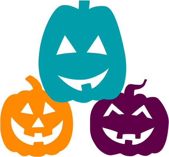 When You Think Of Halloween, You Think Of Scary Movies, - Halloween Melaminteller (600x583)