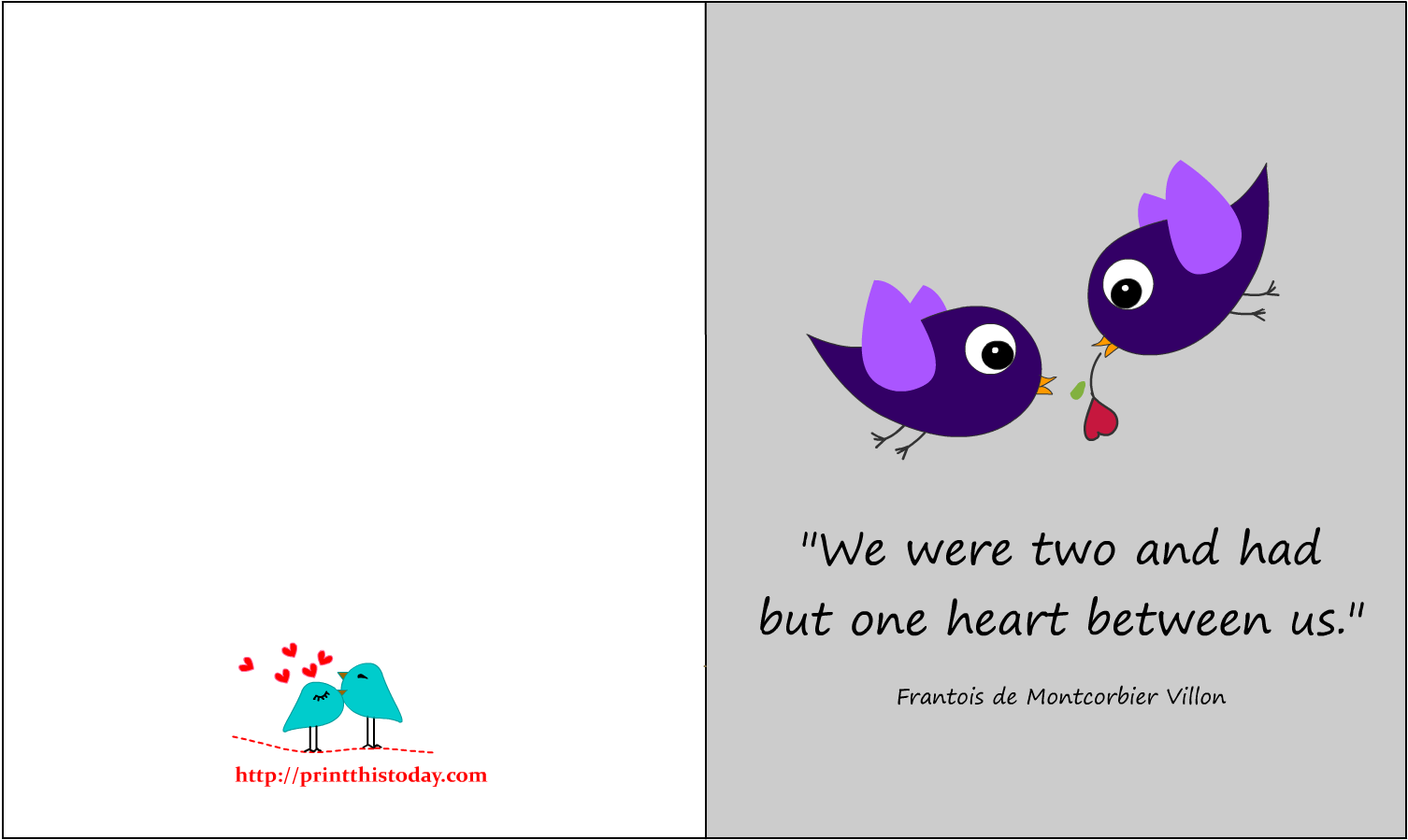 Cards With Love Quotes For Valentine Day - Free Printable Anniversary Cards (1650x1275)