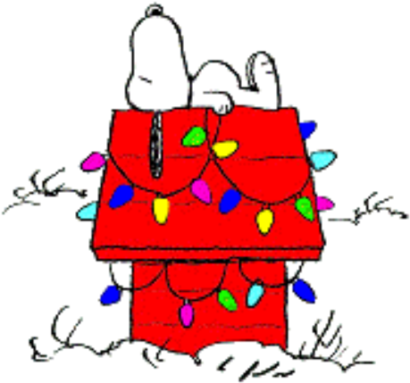 Snoopy Christmas Doghouse - Snoopy Christmas (500x455)