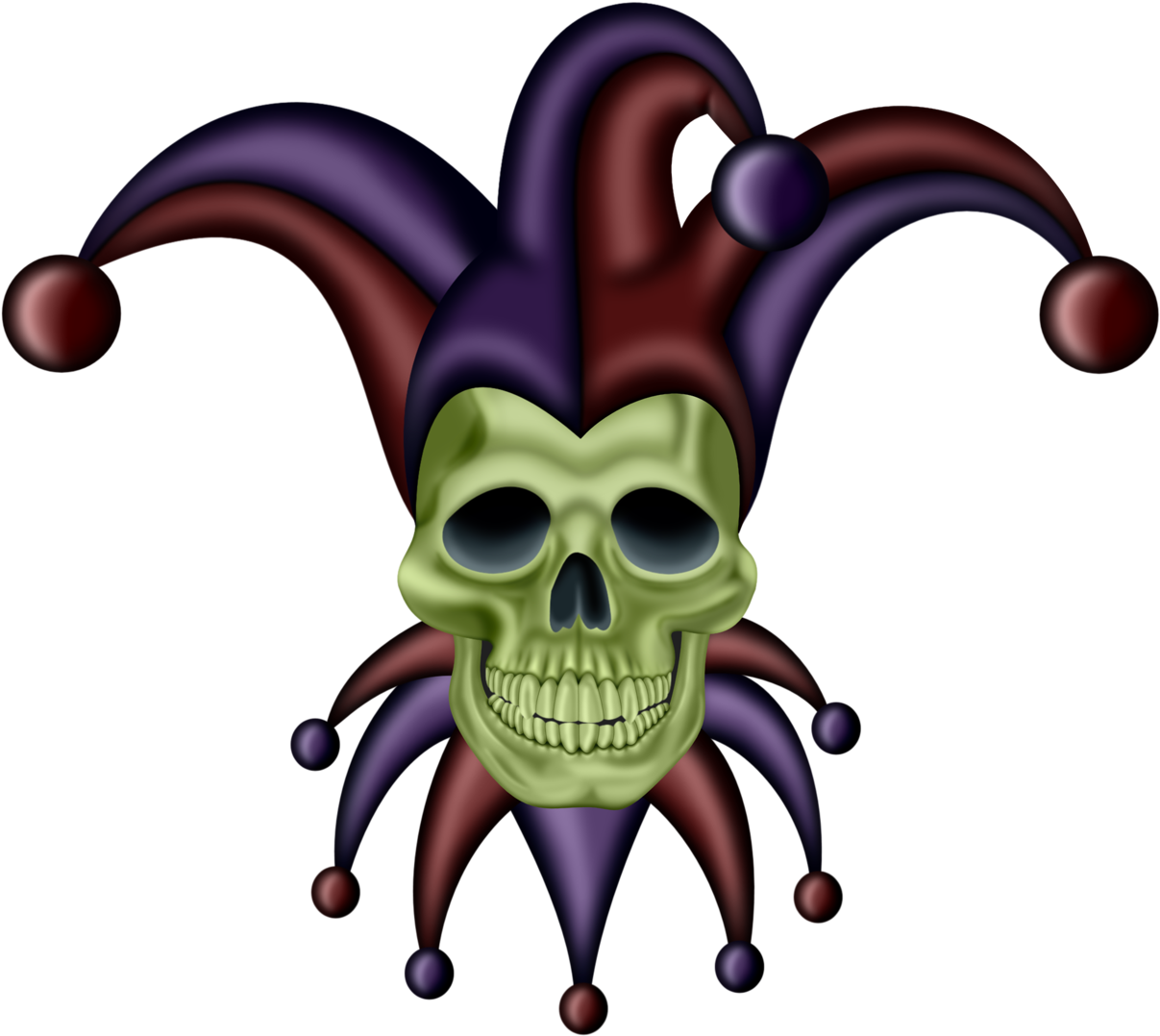 Clip Art - Skull (1280x1141)