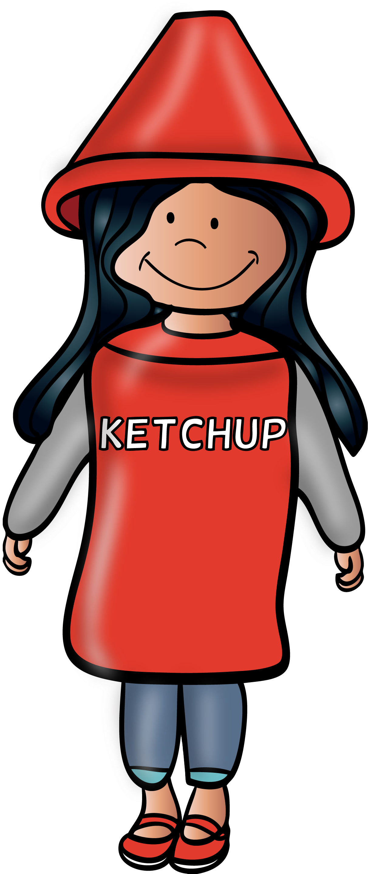 Ch B *✿* Halloween - Cartoon (1363x2966)