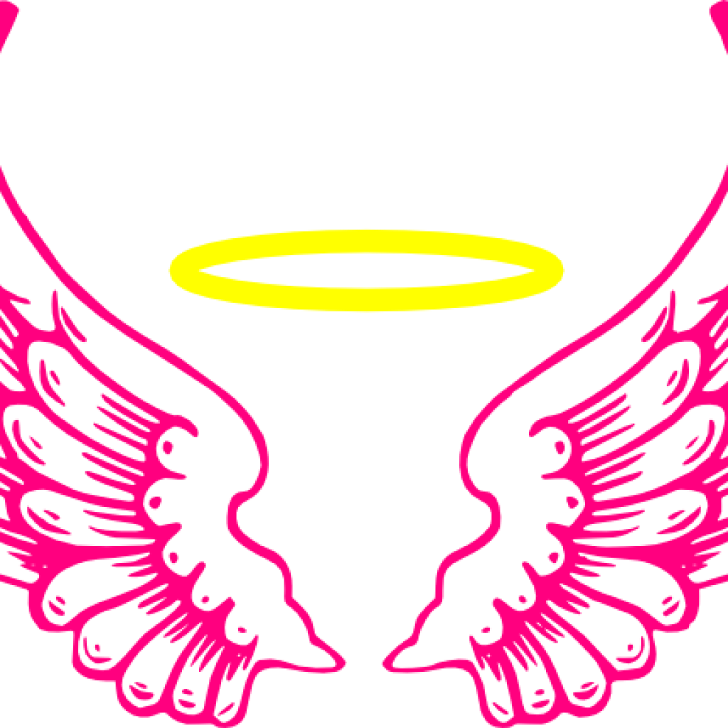 Halo Clipart Halo Clip Art Clipart Panda Free Clipart - Angel Wings Coloring Pages (1024x1024)