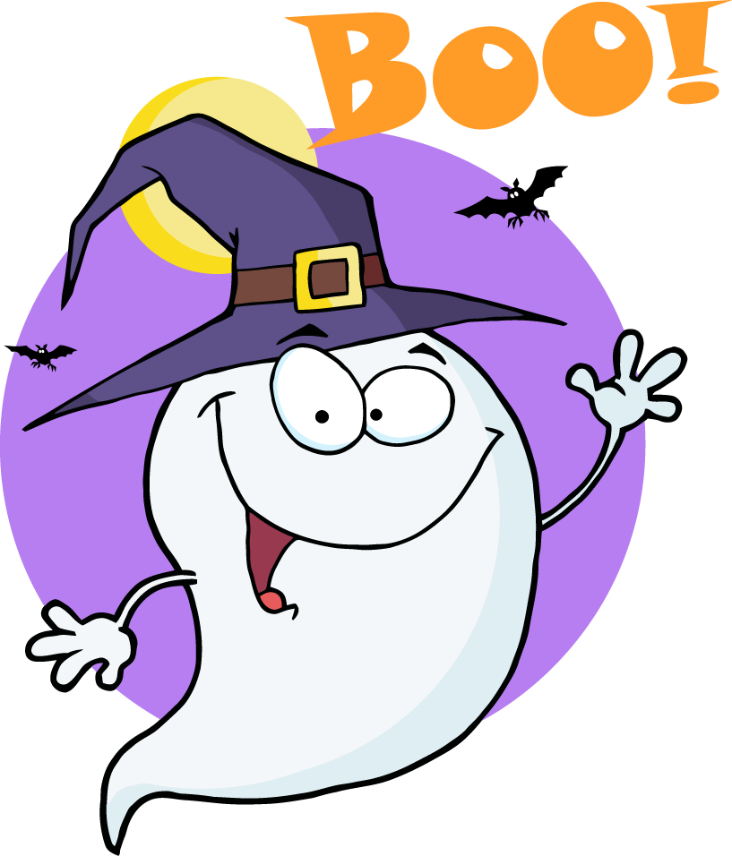 Teaching High School Math - Spooky Ghost Clip Art (817x956)