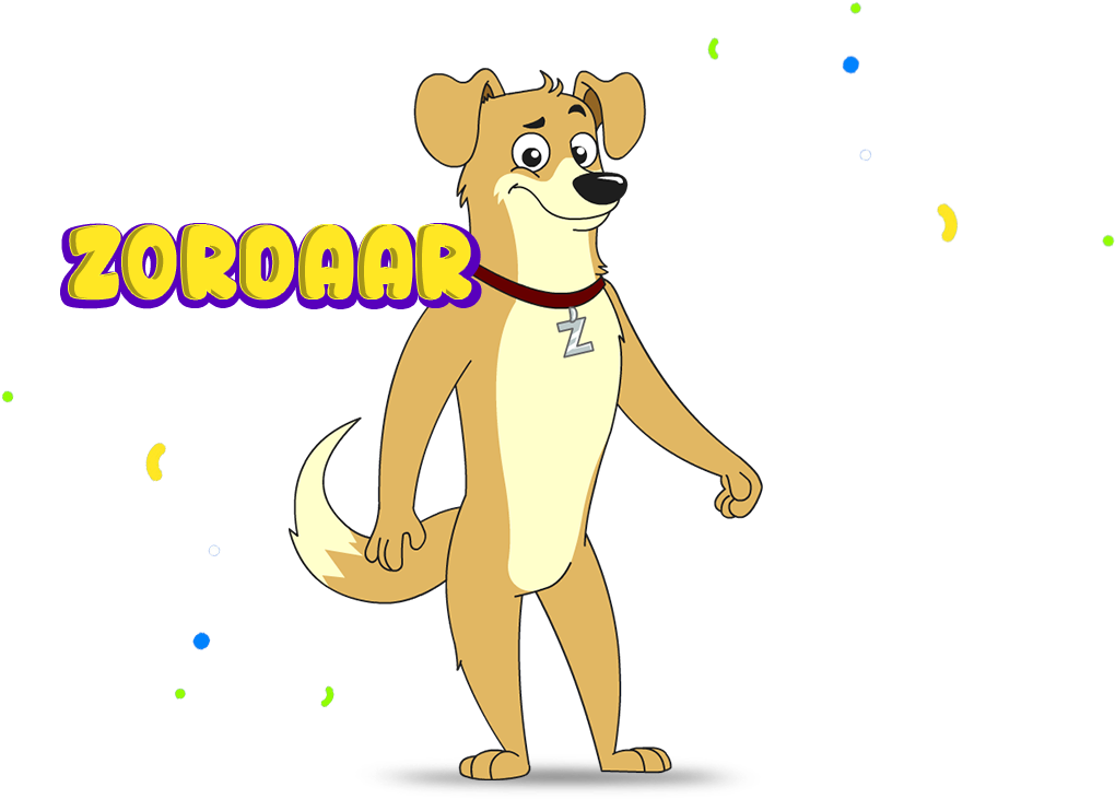 Zordaar Is A Lovely, Innocent And A Friendly Dog - Cartoon (1019x741)
