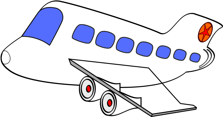 Free Transport Clipart - Transparent Background Cartoon Airplane (800x582)