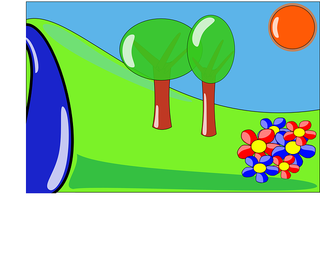 Get Free High Quality Hd Wallpapers Backyard Clip Art - Near And Far Cliparts (640x514)