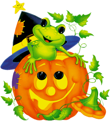 Gifs Automne Et Halloween - Happy Friday Happy Weekend Halloween (363x400)