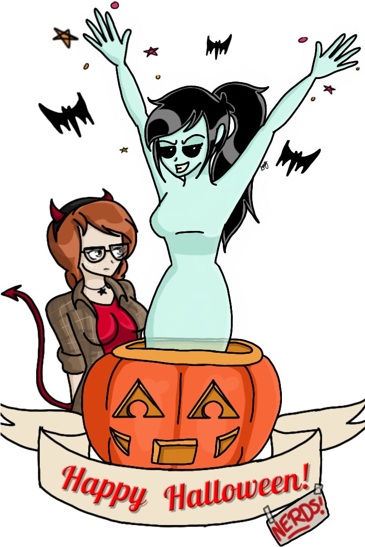 Happy Halloween Nerds By Ghostgirl3000 - October 30 (715x1115)