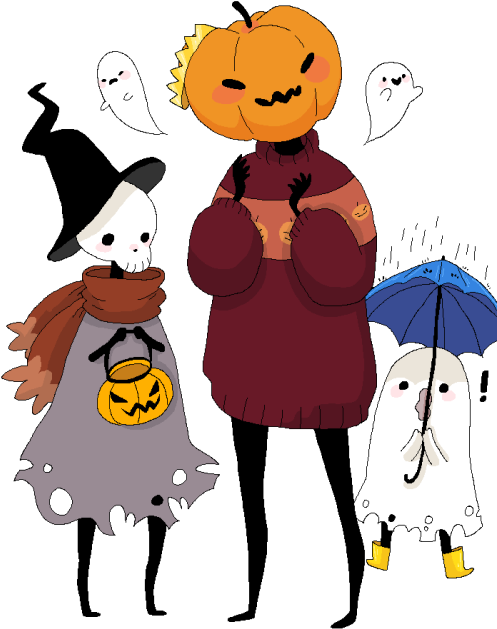 Trick Or Treat Clipart Png - Cartoon (500x643)