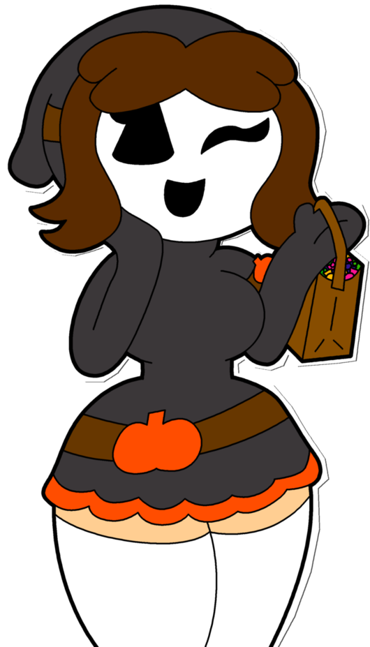 Shygal Trick Or Treat By 3bros1mission - Woot (793x1008)