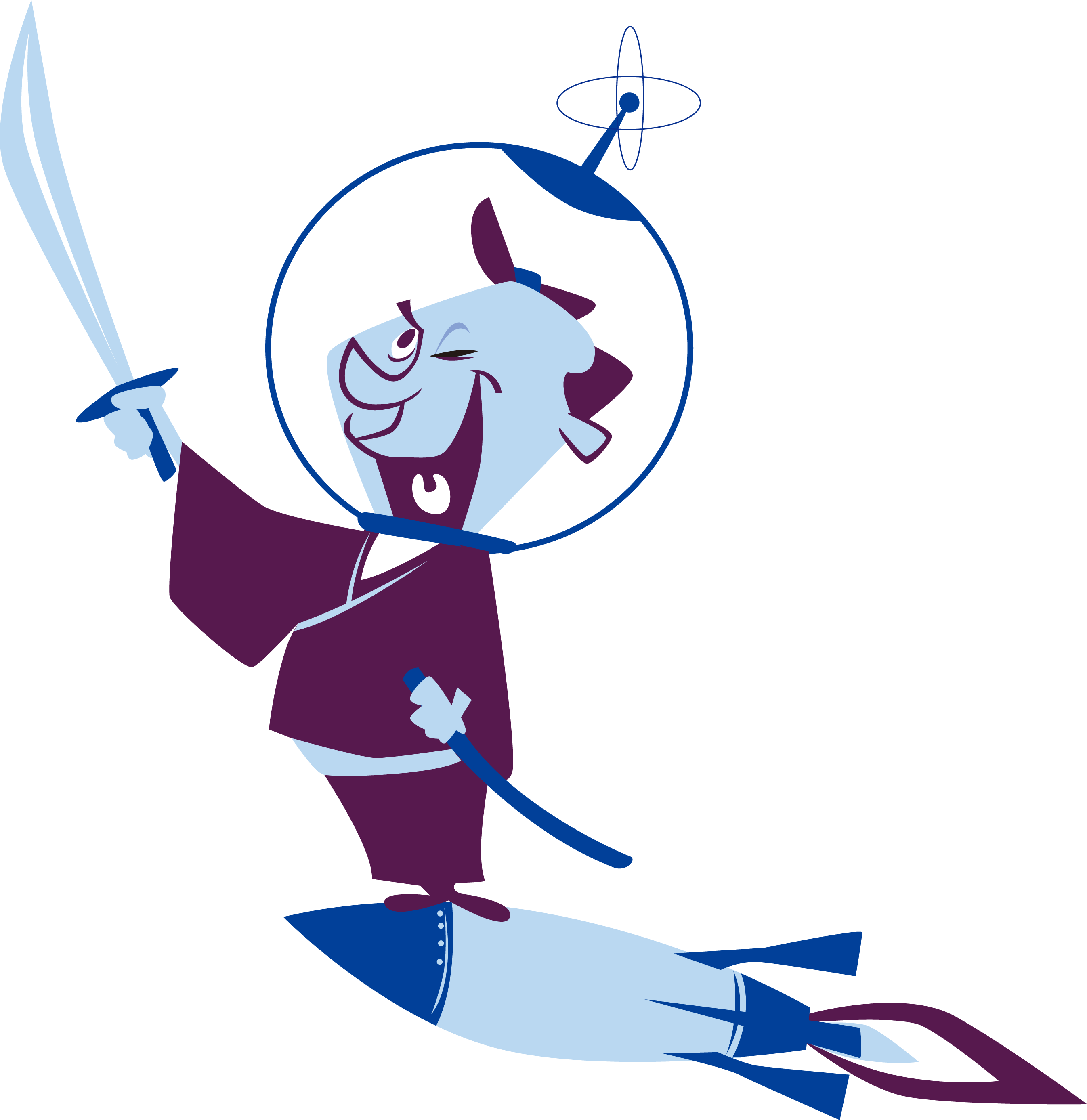 Samurai Cartoon Illustration - Samurai Cartoon Illustration (2692x2774)