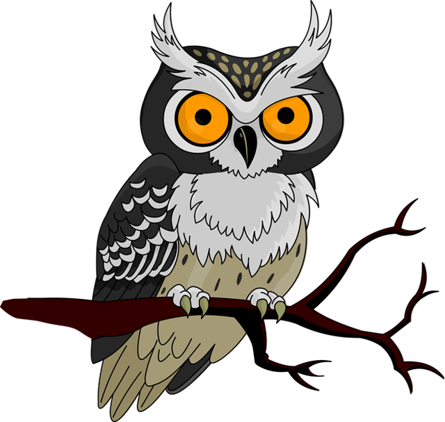 Happy Halloween Owl Dromhcb Top - Scary Owl Clipart (640x607)