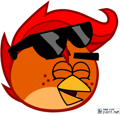 Cool Devixicus Bird - Angry Birds Custom Birds (439x420)