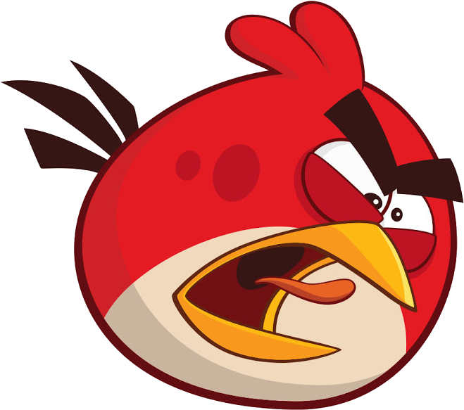 Full Resolution - Angry Birds Toons Red (665x665)