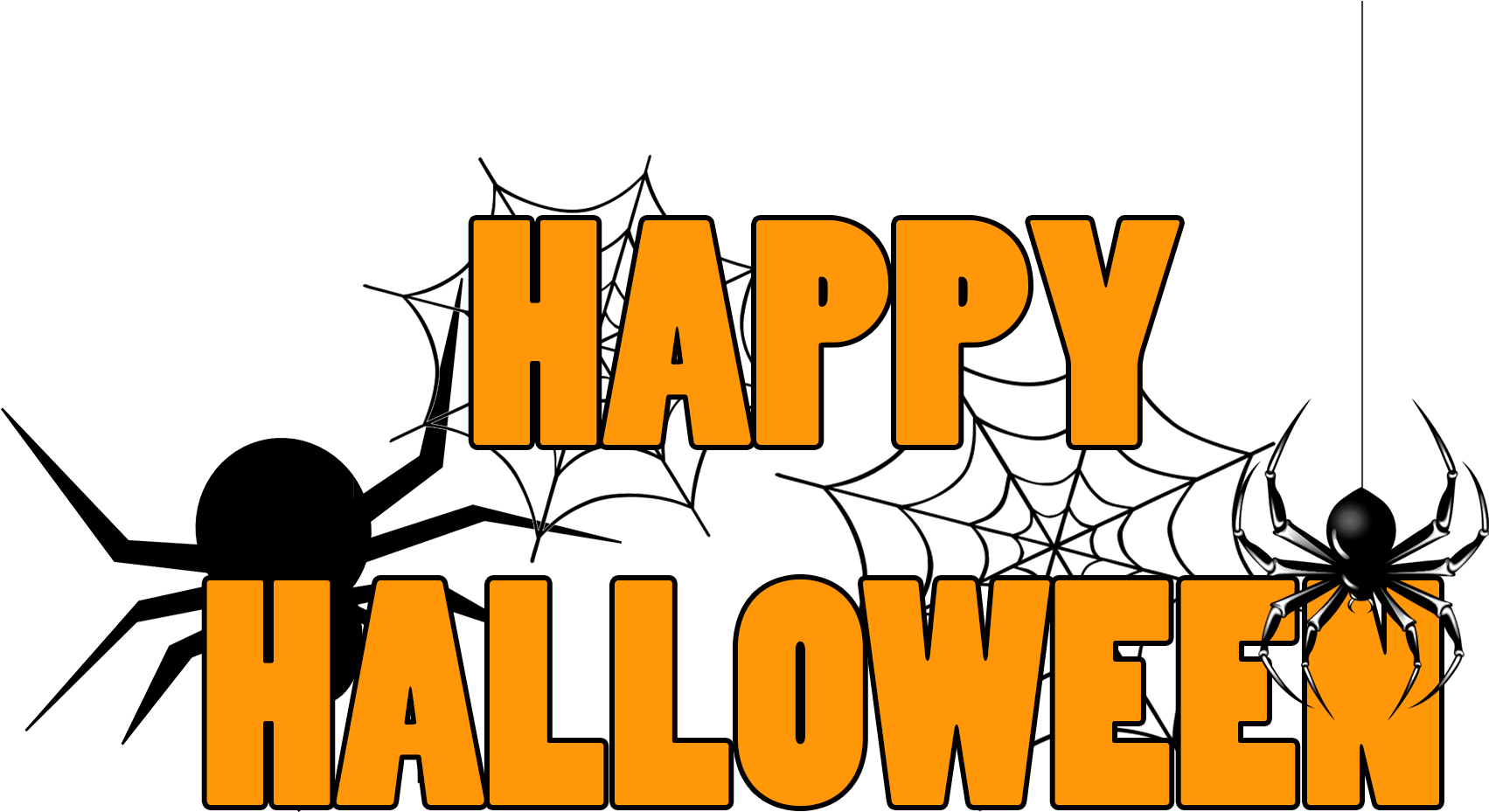 Happy Halloween Spider Web Png - Spider Web (1920x1200)