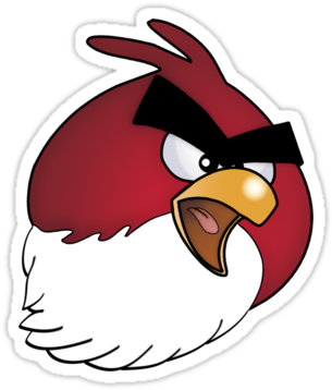 Probably Not, Until These Lovably Incensed Muslim Birds - Angry Bird With Beard (375x360)